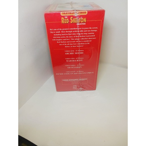 The Red Skelton Collection 4 Pack Box Set VHS New Factory Sealed Collectible - Picture 4 of 6